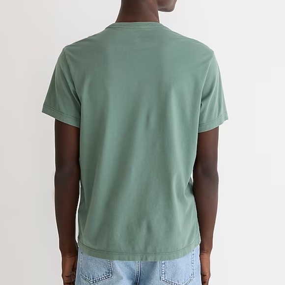 J crew Broken-in short-sleeve T-shirt topiary - Picture 2 of 4
